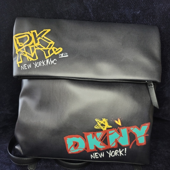 Dkny Bags Dkny Tilly Graffiti Backpack Nwt Poshmark